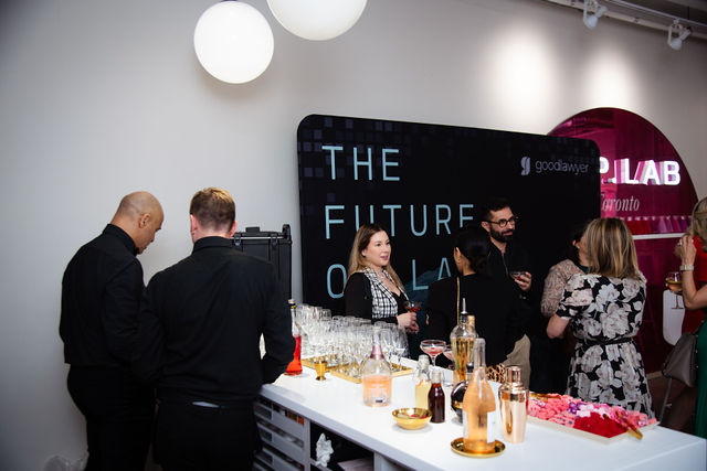 A moment from the Gloss & Gravitas gathering 18
