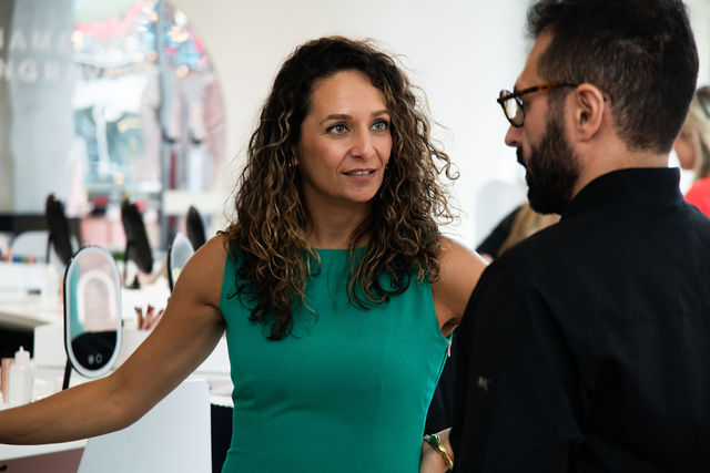 A moment from the Gloss & Gravitas gathering 23
