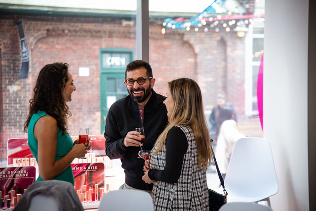 A moment from the Gloss & Gravitas gathering 29