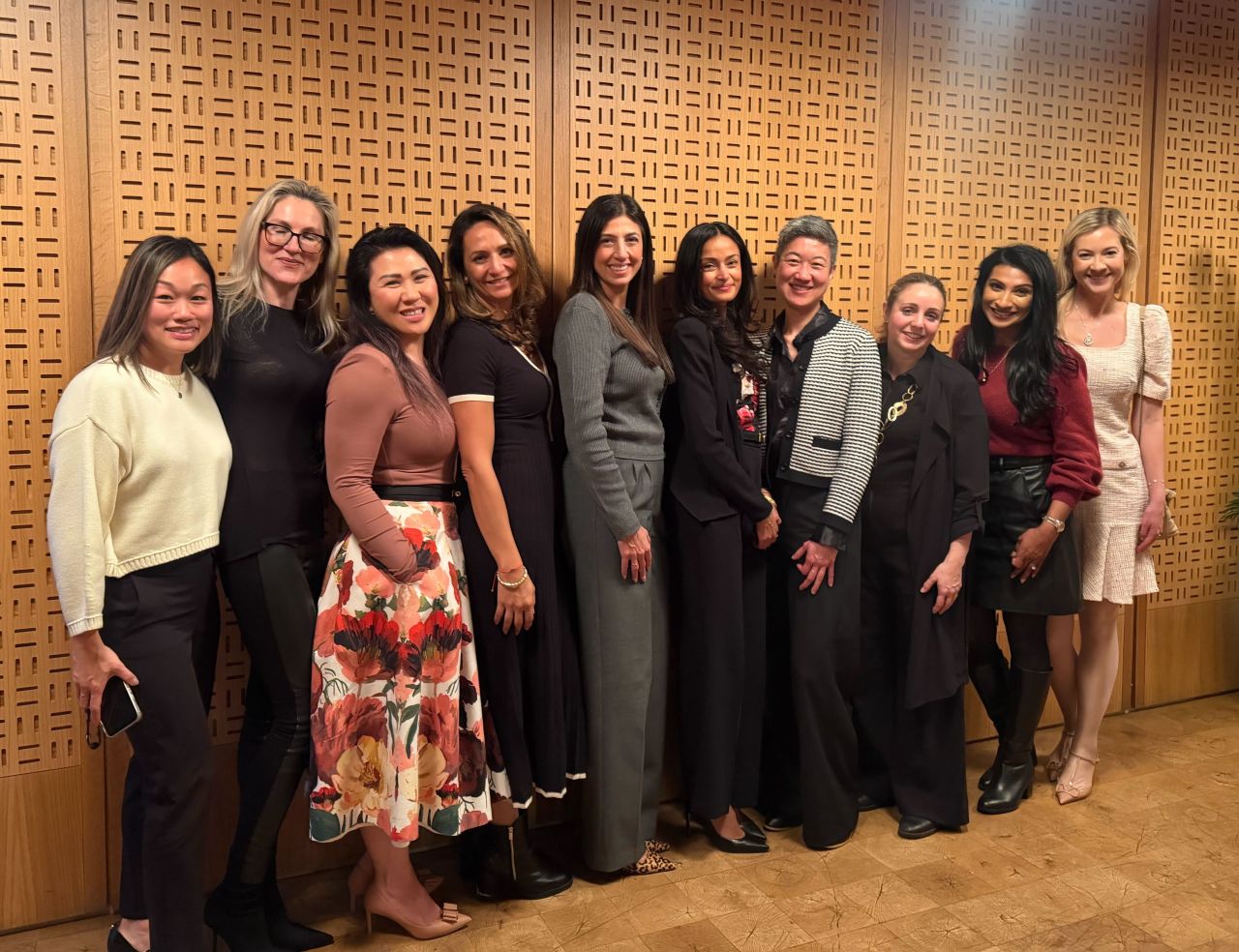 The Galentine’s High Tea group together