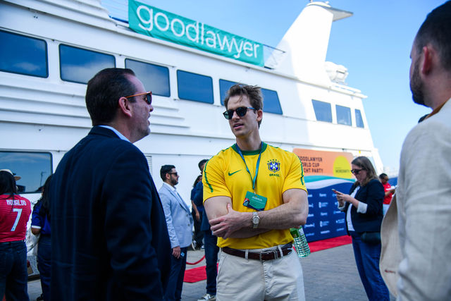 A moment from the Goodlawyer World Cup Yacht Party 6