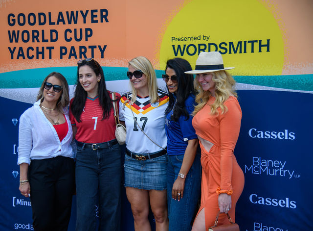 A moment from the Goodlawyer World Cup Yacht Party 8