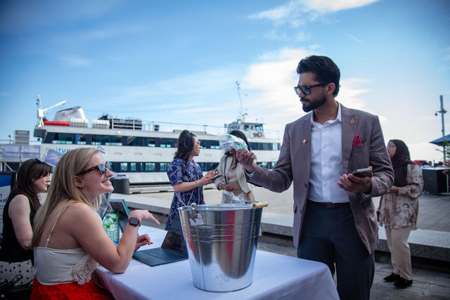 A moment from the Goodlawyer World Cup Yacht Party 17