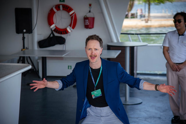 A moment from the Goodlawyer World Cup Yacht Party 21